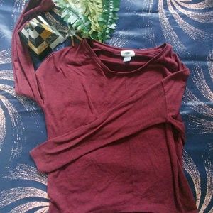 Old Navy Maroon long sleeve, worn once size S